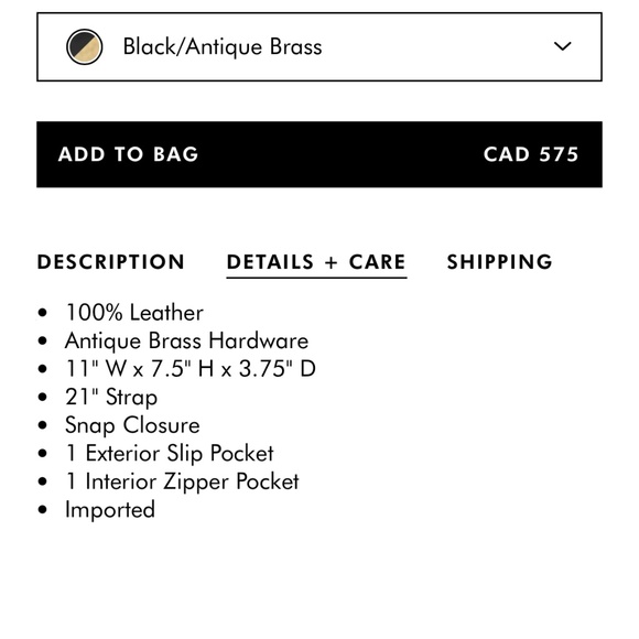 Rebecca Minkoff “Edie” leather should bag with gold hardware - Picture 7 of 7